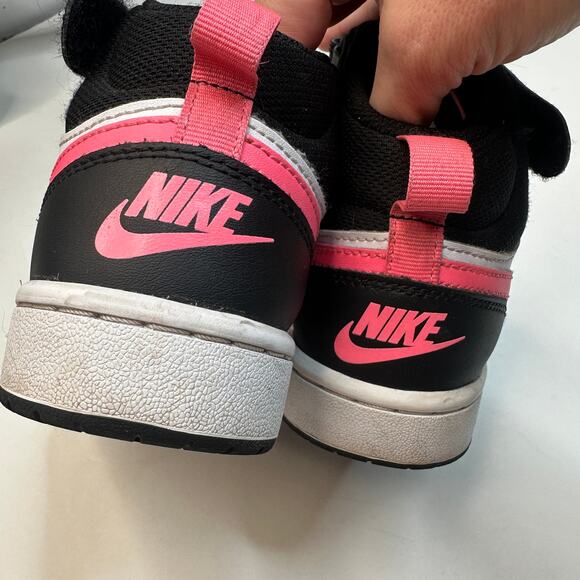 Nike Court Borough Mid 2 Sunset Pink White Sneakers - Picture 4 of 6